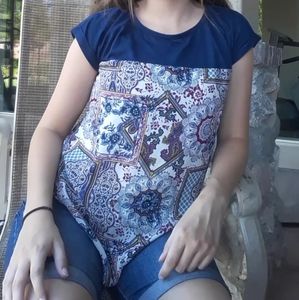 Navy blue blouse